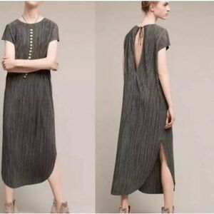 Sabina Musayev Anthropologie Textured Renaissance Midi Dress Size XL